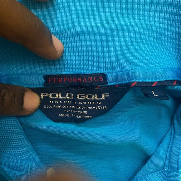 Vintage Ralph Lauren Polo Golf Shirt Performance Men’s Size L.Great Condition - Picture 10 of 10